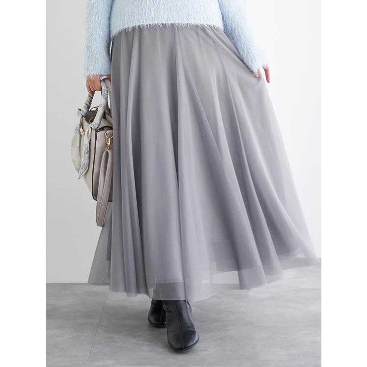 チュールフレアロングスカート | LUDIC PARK | 詳細画像18 