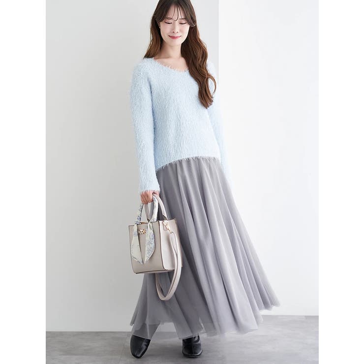 チュールフレアロングスカート | LUDIC PARK | 詳細画像21 