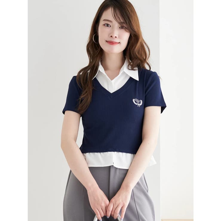 シャツレイヤード風トップス | LUDIC PARK | 詳細画像3 