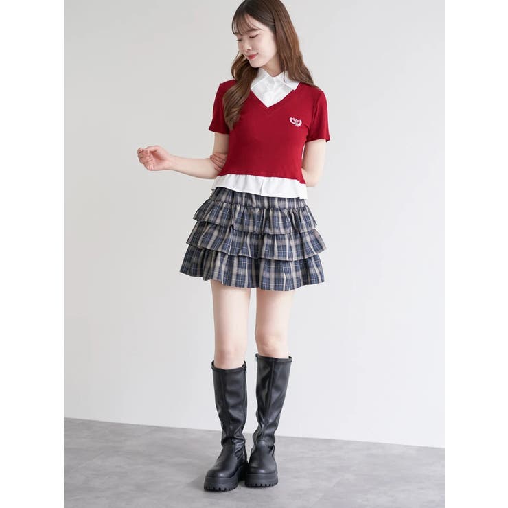 シャツレイヤード風トップス | LUDIC PARK | 詳細画像13 