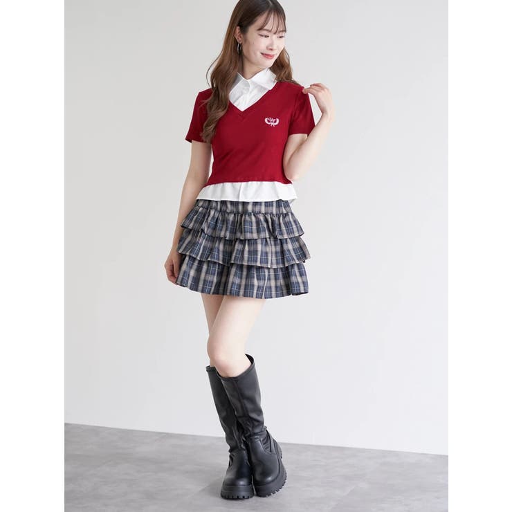 シャツレイヤード風トップス | LUDIC PARK | 詳細画像15 