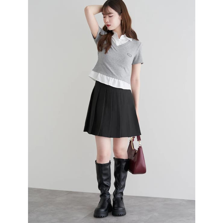 シャツレイヤード風トップス | LUDIC PARK | 詳細画像18 