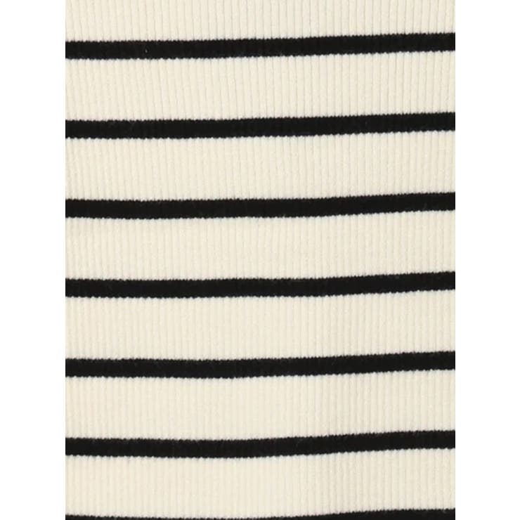 ヘンリーネックリブニットトップス（無地・ボーダー柄） | LUDIC PARK | 詳細画像36 