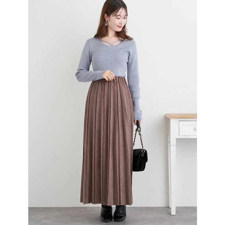 フロントクロスリブラメニットトップス | LUDIC PARK | 詳細画像6 