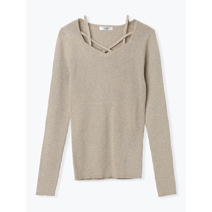 フロントクロスリブラメニットトップス | LUDIC PARK | 詳細画像33 