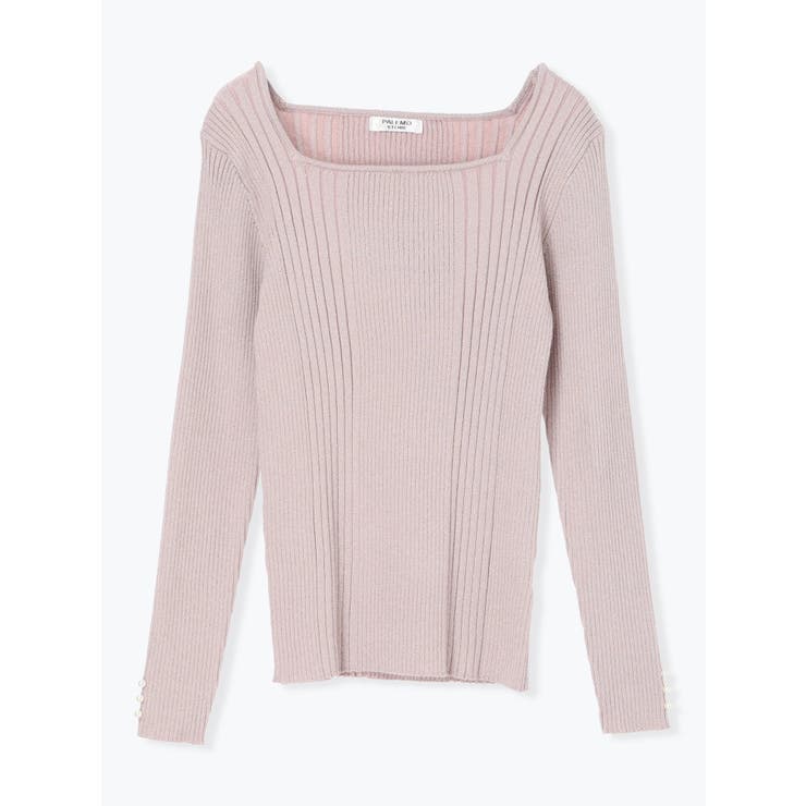 スクエアネックラメニットプルオーバー | LUDIC PARK | 詳細画像41 