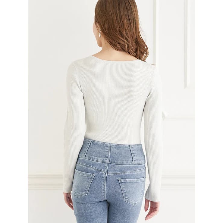 フロントクロスリブラメニットプルオーバー | LUDIC PARK | 詳細画像18 