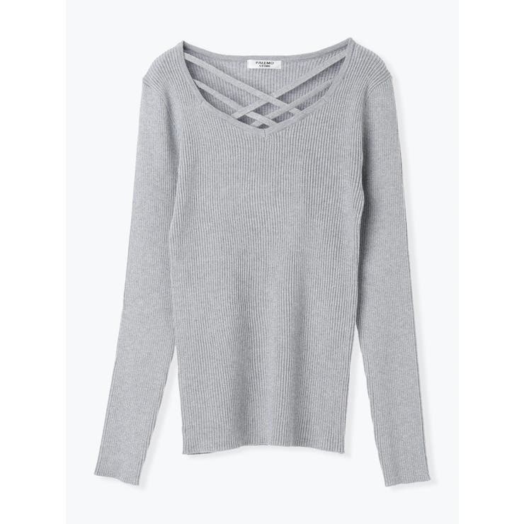 フロントクロスリブラメニットプルオーバー | LUDIC PARK | 詳細画像17 