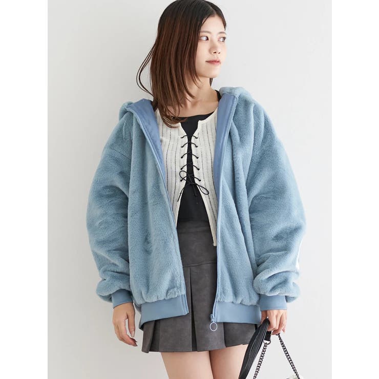 ビッグロゴファーブルゾン | LUDIC PARK | 詳細画像10 