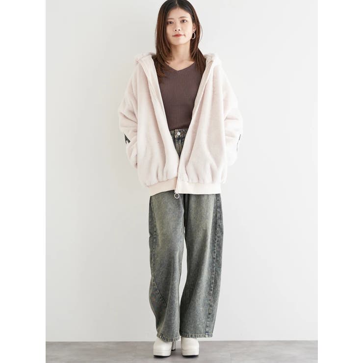 ビッグロゴファーブルゾン | LUDIC PARK | 詳細画像19 