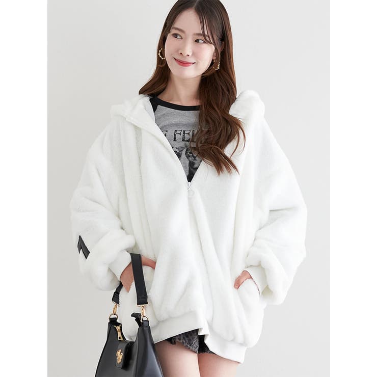 ビッグロゴファーブルゾン | LUDIC PARK | 詳細画像22 