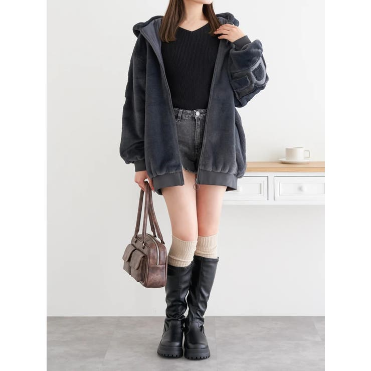 ビッグロゴファーブルゾン | LUDIC PARK | 詳細画像34 