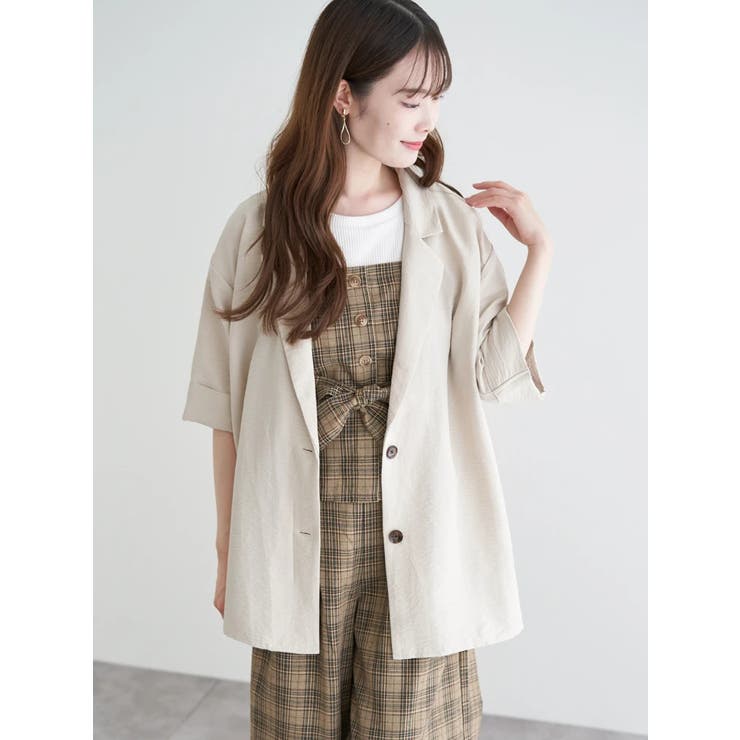 パウダーサテンテーラードジャケット | LUDIC PARK | 詳細画像11 