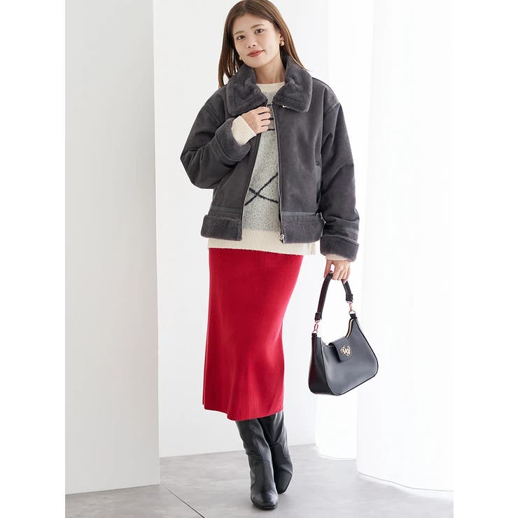 パイピングムートンジャケット | LUDIC PARK | 詳細画像17 