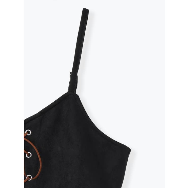 [SET]スエードポンチレースアップキャミソール×ワイドパンツ | LUDIC PARK | 詳細画像18 