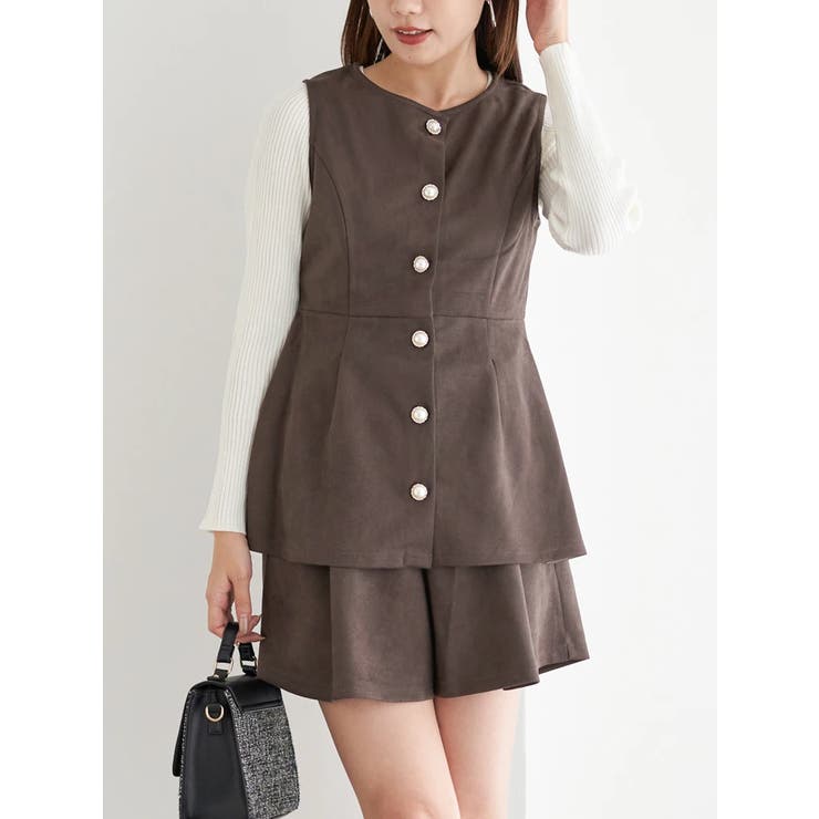 茶 | スエポンベストセットアップ | LUDIC PARK