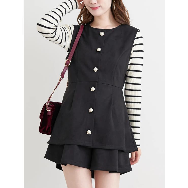 黒 | スエポンベストセットアップ | LUDIC PARK