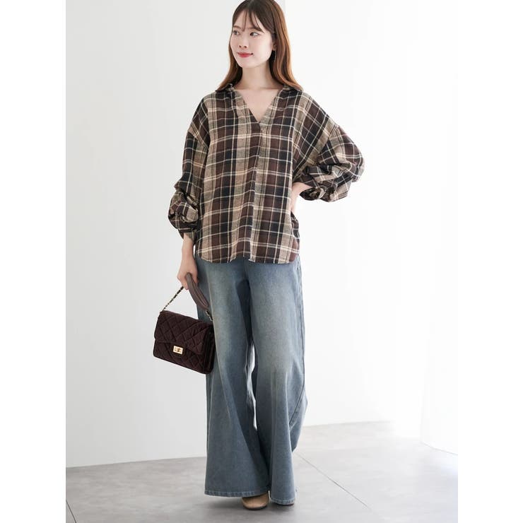 ベロアフラップショルダーバッグ | LUDIC PARK | 詳細画像8 