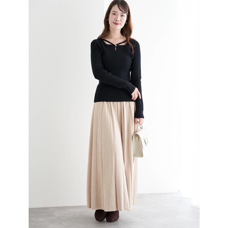 パール付きクロスリブニットトップス | LUDIC PARK | 詳細画像20 