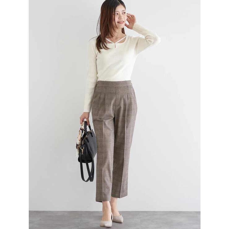 パール付きクロスリブニットトップス | LUDIC PARK | 詳細画像23 