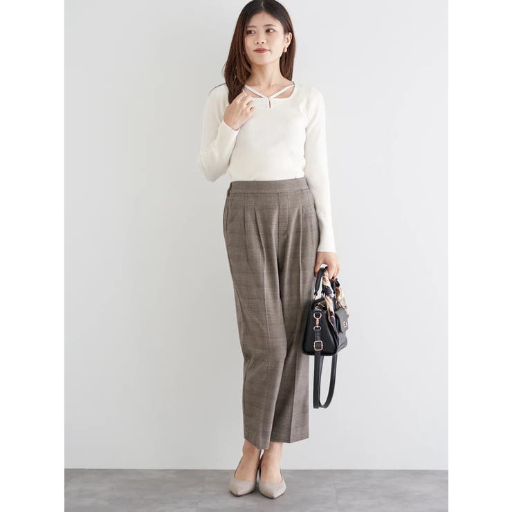 パール付きクロスリブニットトップス | LUDIC PARK | 詳細画像24 