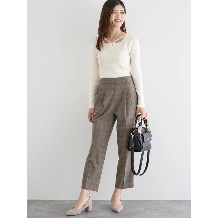 パール付きクロスリブニットトップス | LUDIC PARK | 詳細画像25 