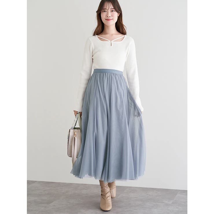 パール付きクロスリブニットトップス | LUDIC PARK | 詳細画像27 