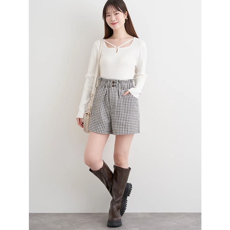 パール付きクロスリブニットトップス | LUDIC PARK | 詳細画像36 