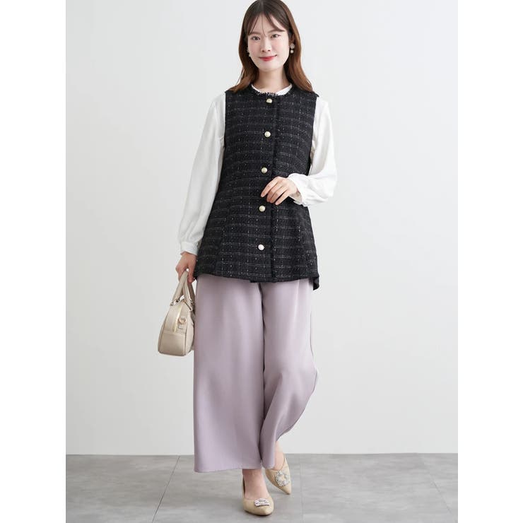 ツイードペプラムベスト | LUDIC PARK | 詳細画像18 