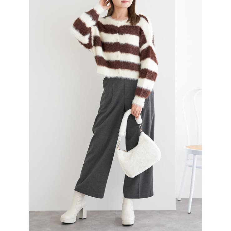 フェザーボーダーカーディガン | LUDIC PARK | 詳細画像5 