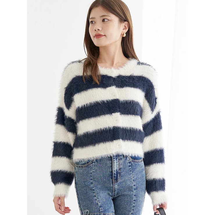 フェザーボーダーカーディガン | LUDIC PARK | 詳細画像9 