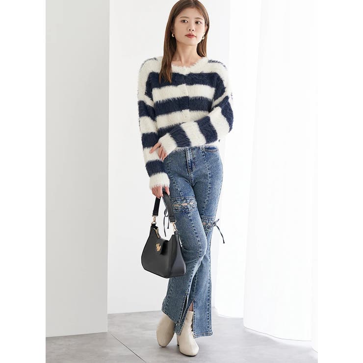 フェザーボーダーカーディガン | LUDIC PARK | 詳細画像11 