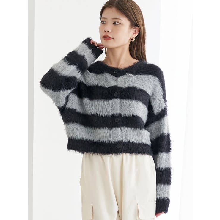 フェザーボーダーカーディガン | LUDIC PARK | 詳細画像13 