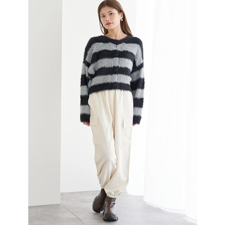 フェザーボーダーカーディガン | LUDIC PARK | 詳細画像15 