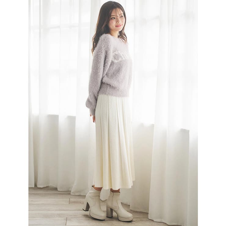 ラメフェザーロゴジャガードプルオーバー | LUDIC PARK | 詳細画像8 