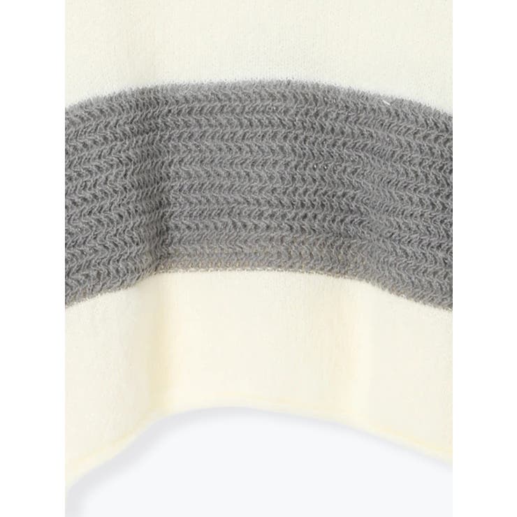 シャギーボーダーショート丈ニットプルオーバー | LUDIC PARK | 詳細画像26 