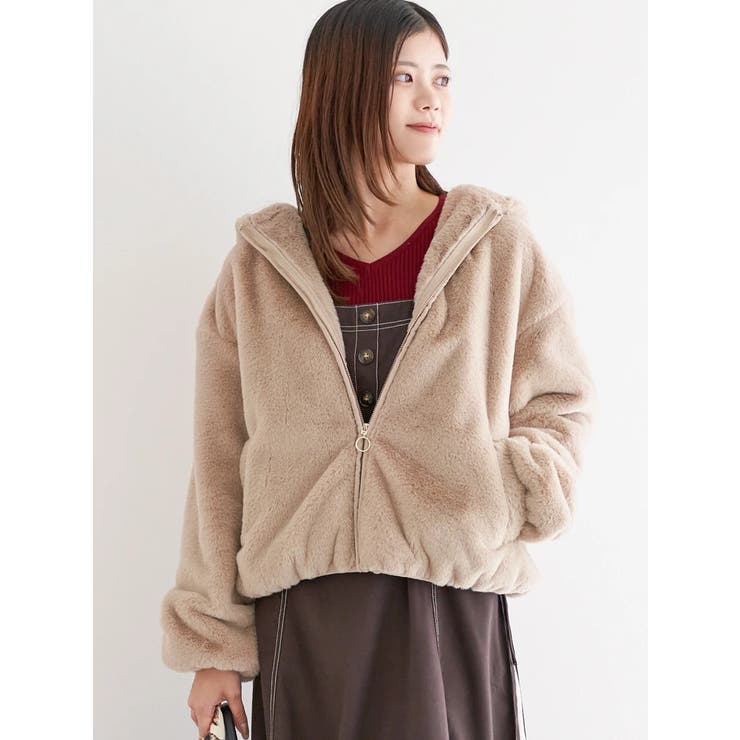 フロントZIPファーブルゾン | LUDIC PARK | 詳細画像10 