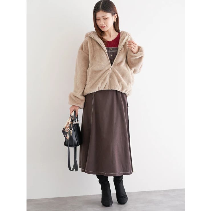 フロントZIPファーブルゾン | LUDIC PARK | 詳細画像14 