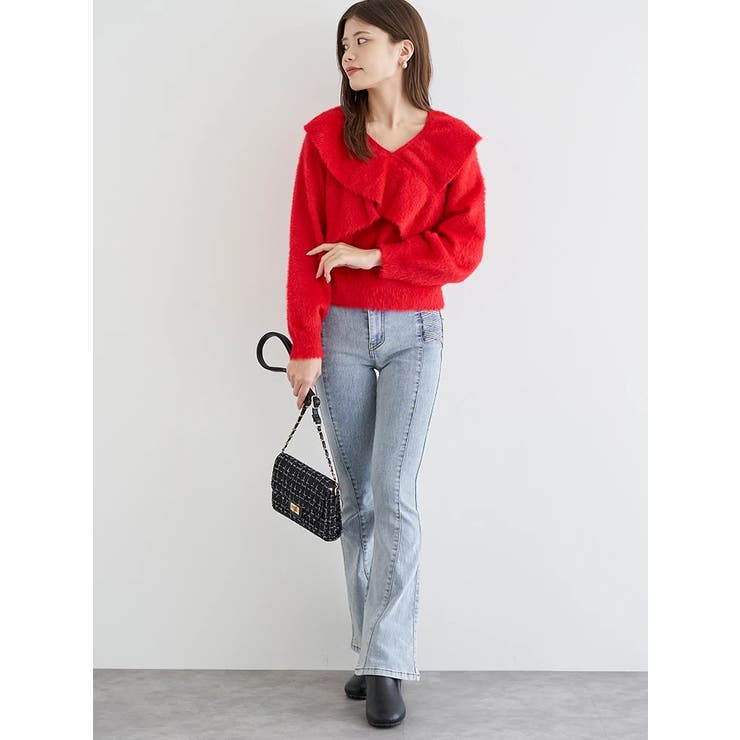 フェザークロスフリルニット | LUDIC PARK | 詳細画像14 