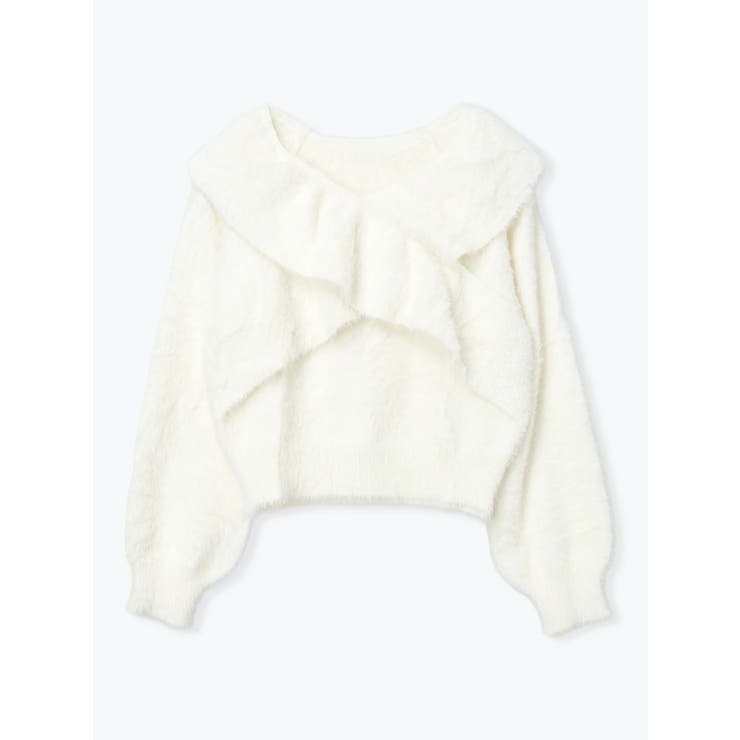 フェザークロスフリルニット | LUDIC PARK | 詳細画像35 