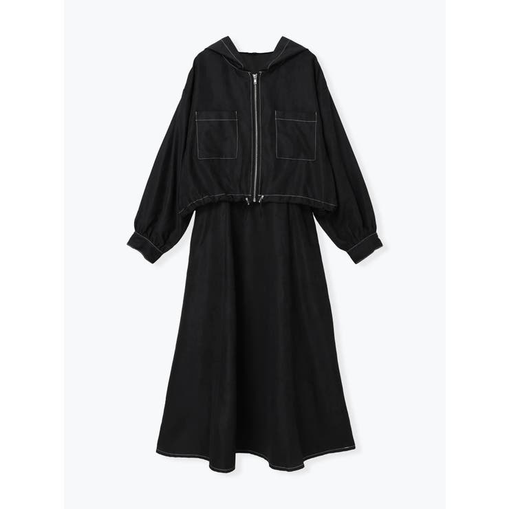 [SET]フードブルゾン×キャミワンピース（無地・チェック柄） | LUDIC PARK | 詳細画像8 