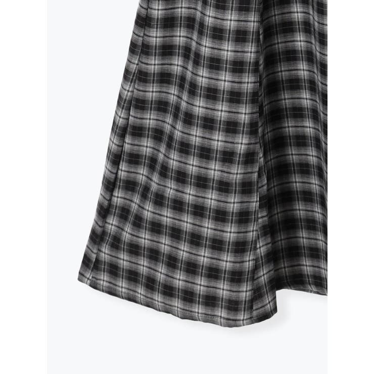 [SET]フードブルゾン×キャミワンピース（無地・チェック柄） | LUDIC PARK | 詳細画像13 