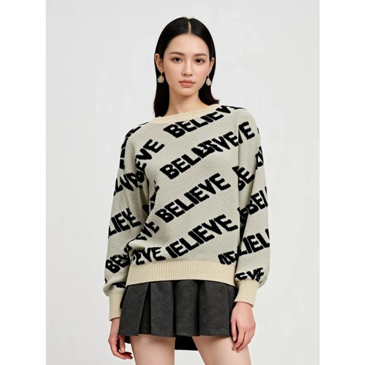 パイルロゴジャガードプルオーバー | LUDIC PARK | 詳細画像3 