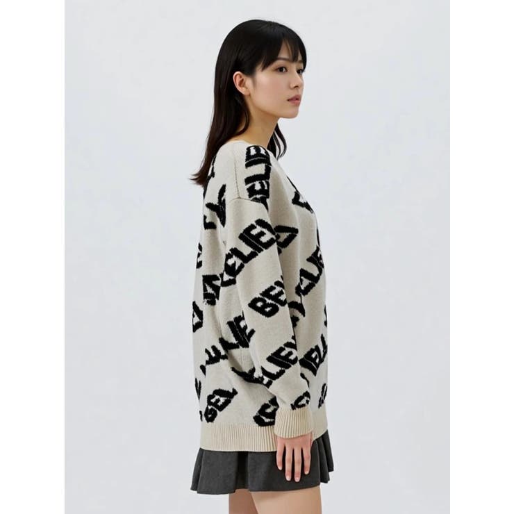 パイルロゴジャガードプルオーバー | LUDIC PARK | 詳細画像4 