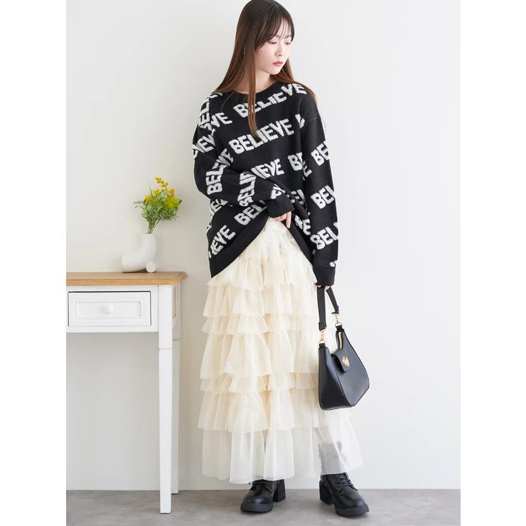 パイルロゴジャガードプルオーバー | LUDIC PARK | 詳細画像25 