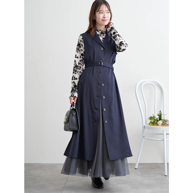 ノースリーブトレンチジレワンピース | LUDIC PARK | 詳細画像4 