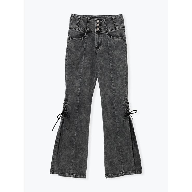 サイドレースアップフレアデニムパンツ | LUDIC PARK | 詳細画像40 