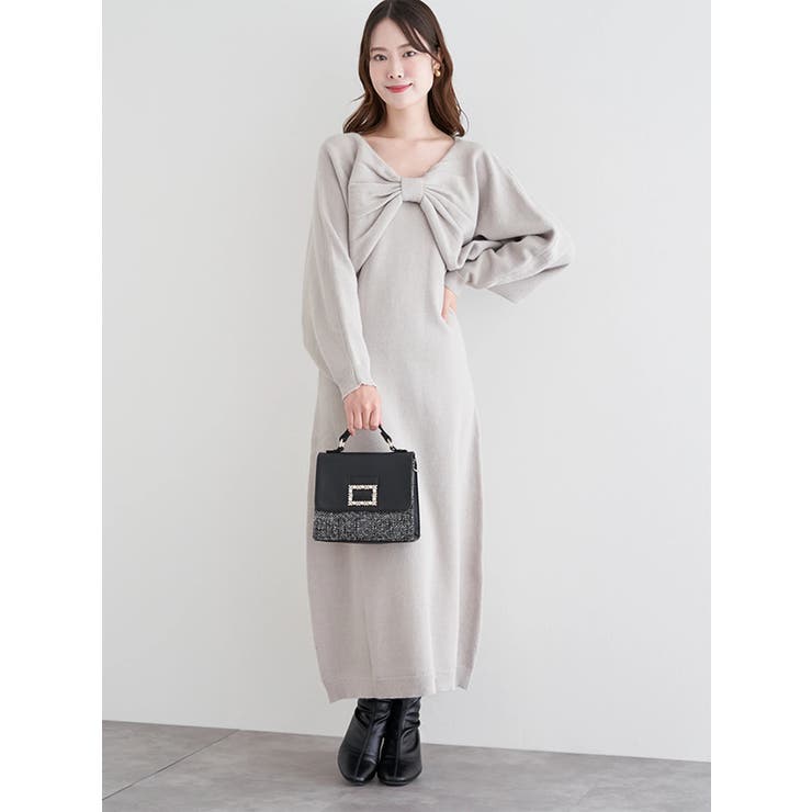 [SET]リボンモチーフトップス×キャミワンピース | LUDIC PARK | 詳細画像8 