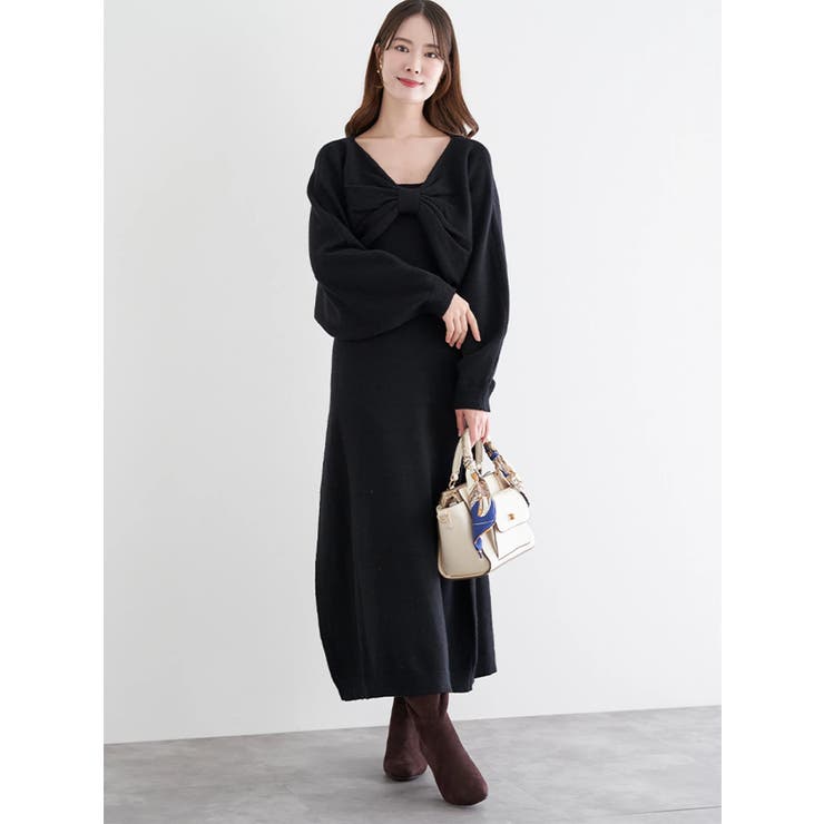 [SET]リボンモチーフトップス×キャミワンピース | LUDIC PARK | 詳細画像14 