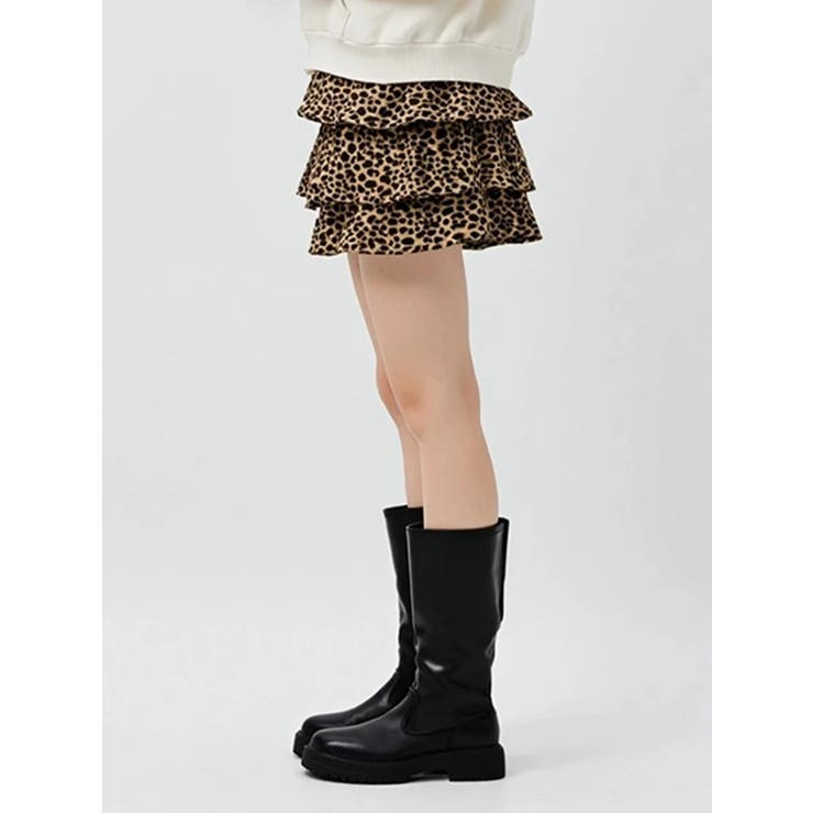 ヒョウ柄フリルミニスカート | LUDIC PARK | 詳細画像3 